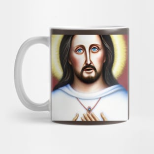 3D Look Artificial Intelligence Art of our Merciful Lord Jesus Mug